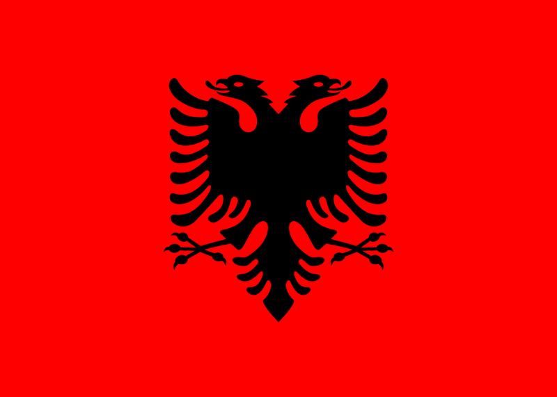 File:Flag of Albania.svg