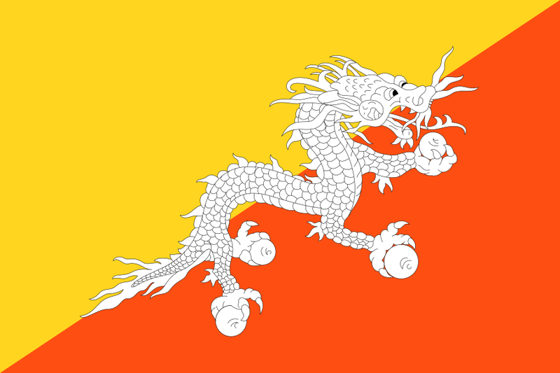 File:Flag of Bhutan.svg